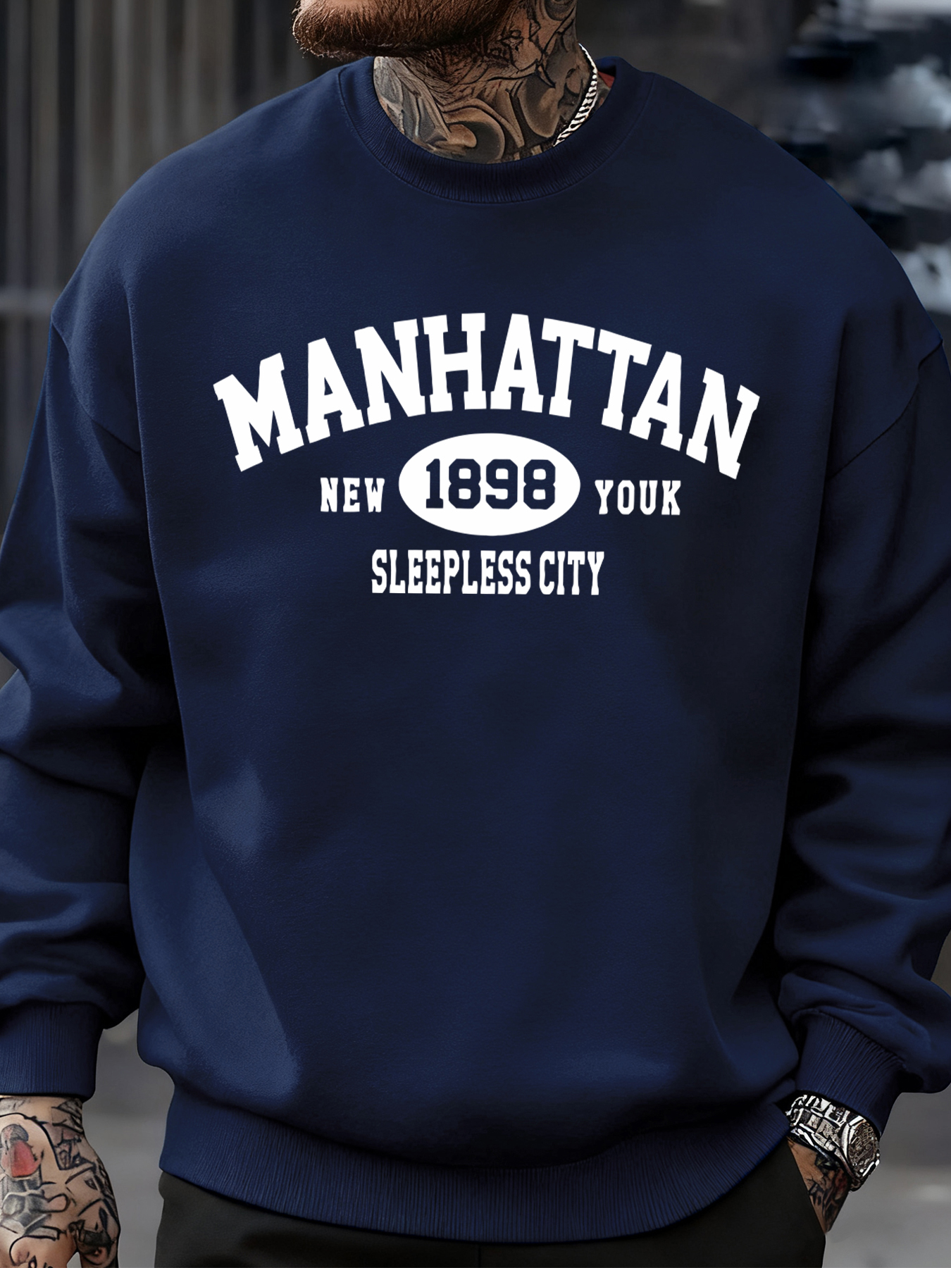Winter Clothing In New York City - Manhattan New York Sleepless City Pattern