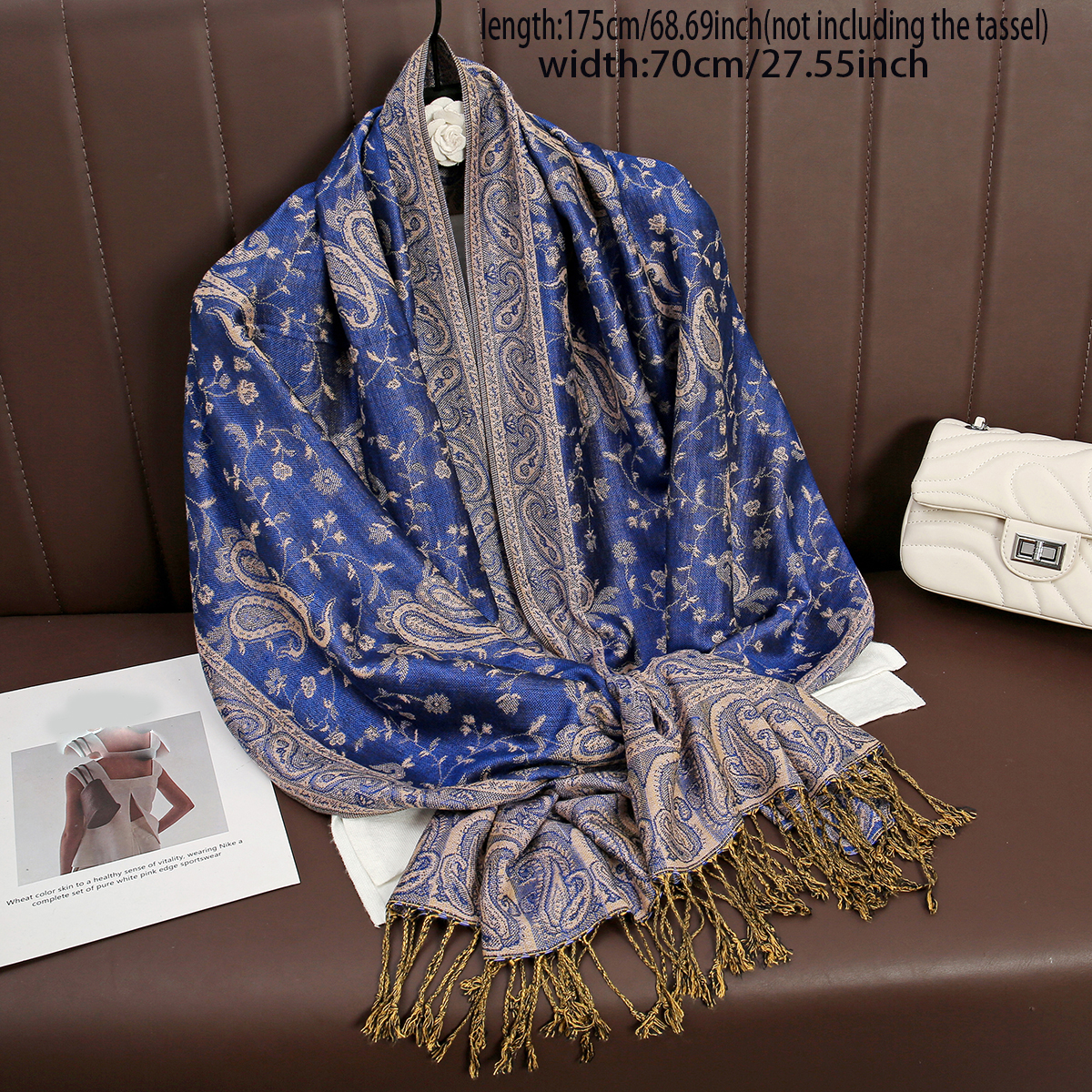 Cashmere Scarf Wrap - Luxury Brand Autumn Cashmere Pashmina Shawl