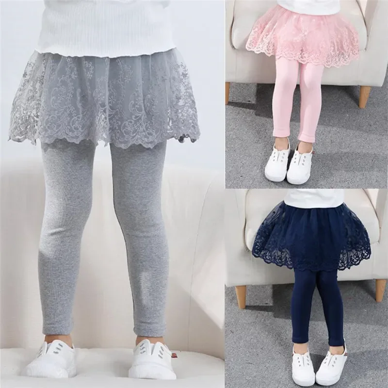 Winter Clothing Baby - New Baby Girls Leggings Lace Princess