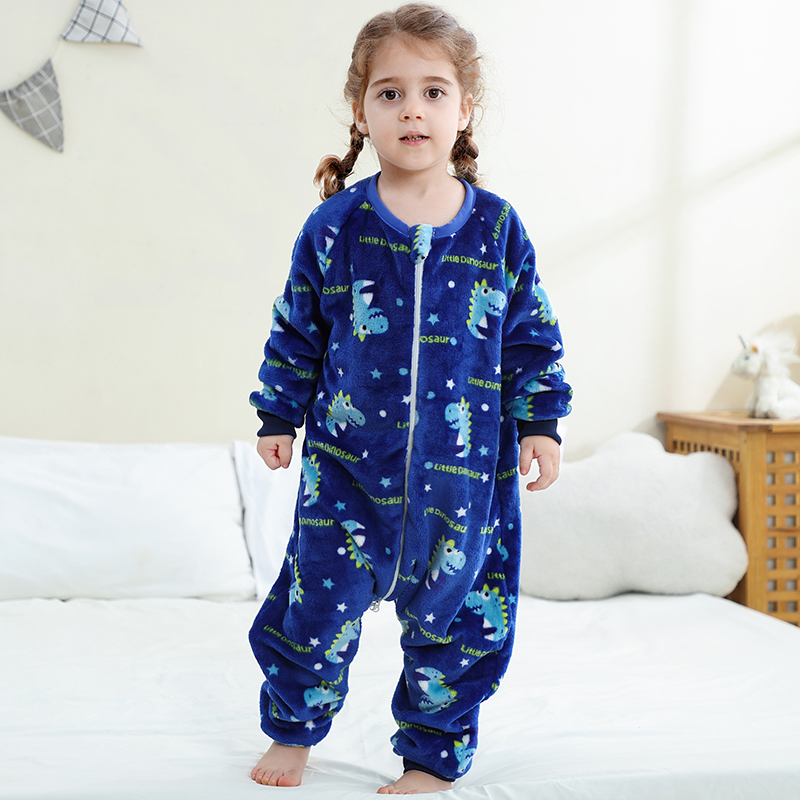 Winter Clothing Toddler - MICHLEY Dinosaur Cartoon Flannel Children Baby