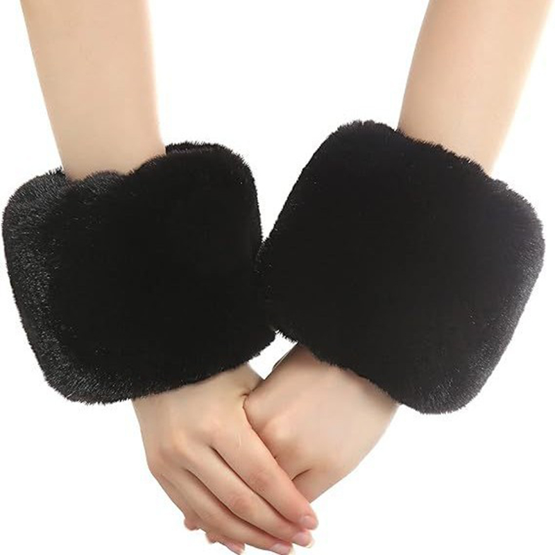 Winter Warm Plush Short Wrist  - مراجعة Winter Clothing Accessories وسعره