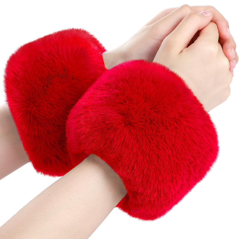 Winter Warm Plush Short Wrist  - مراجعة Winter Clothing Accessories وسعره