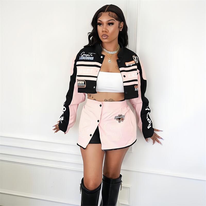 HLJ Letter Print Two Piece Out - مراجعة Winter Clothing Sales وسعره