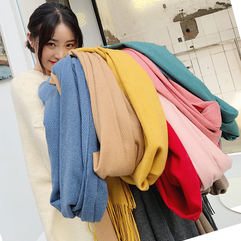 VISROVER new 20 colors woman w - مراجعة Cashmere Scarf Wrap وسعره