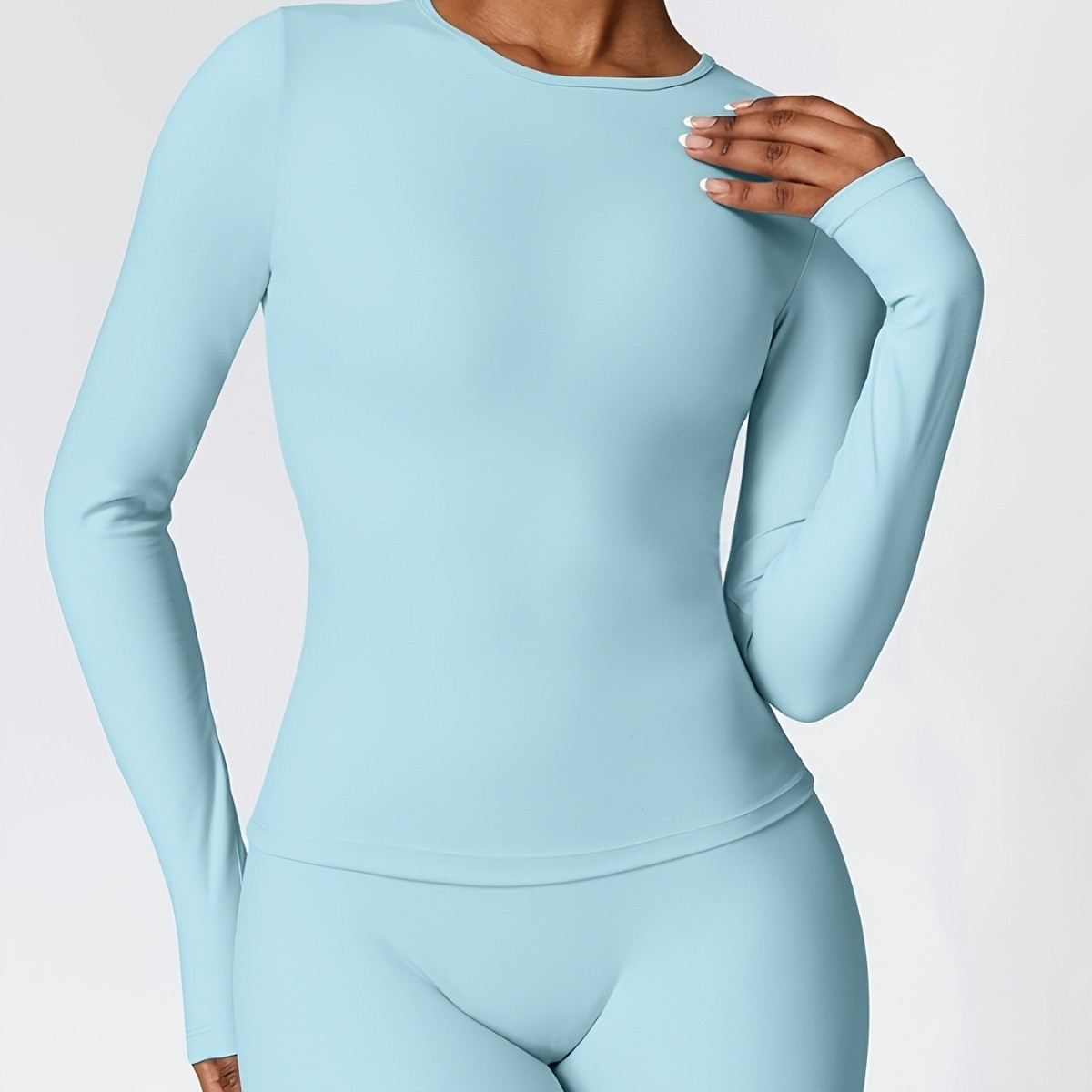 Tight-fitting yoga suit slim l - مراجعة Winter Clothing For وسعره