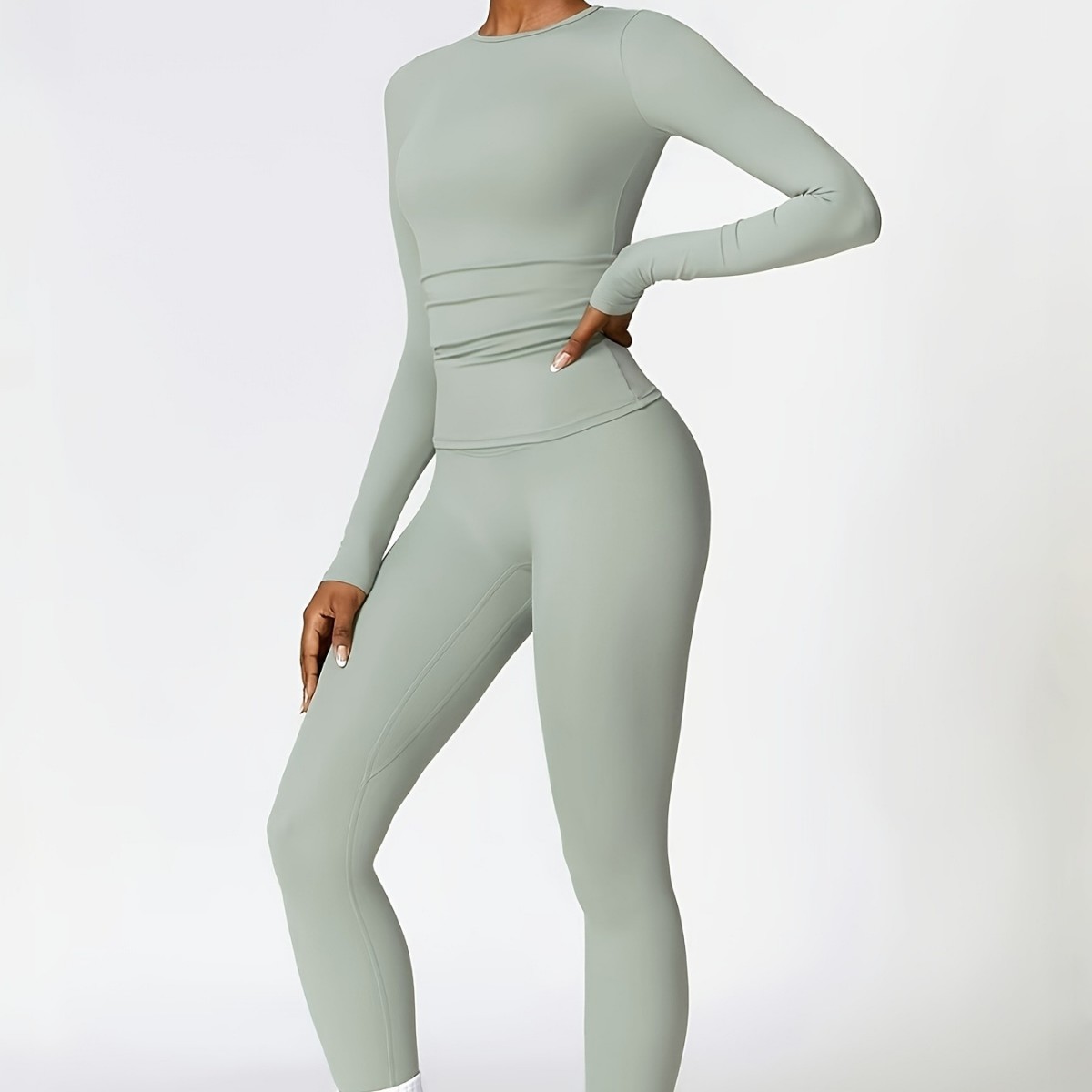 Tight-fitting yoga suit slim l - مراجعة Winter Clothing For وسعره
