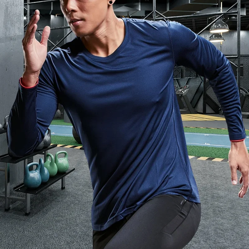 Men Running Sport Shirts Tops  - مراجعة Winter Clothing Equipment وسعره
