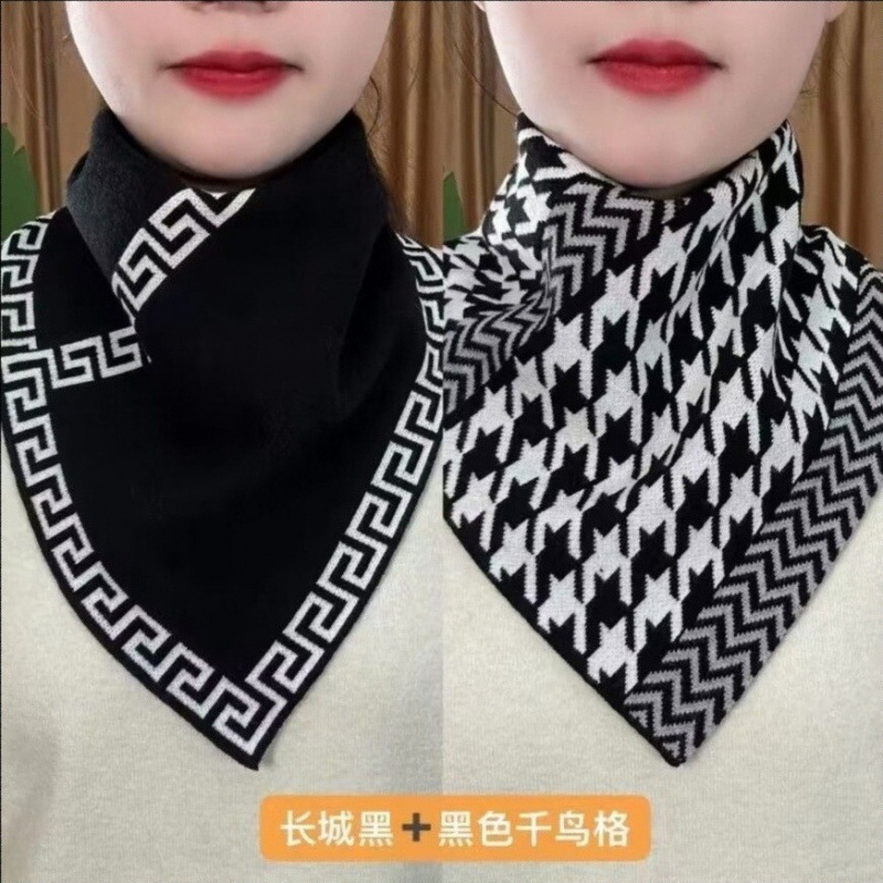 Winter New Triangle Neck Thick - مراجعة Winter Clothing Korea وسعره