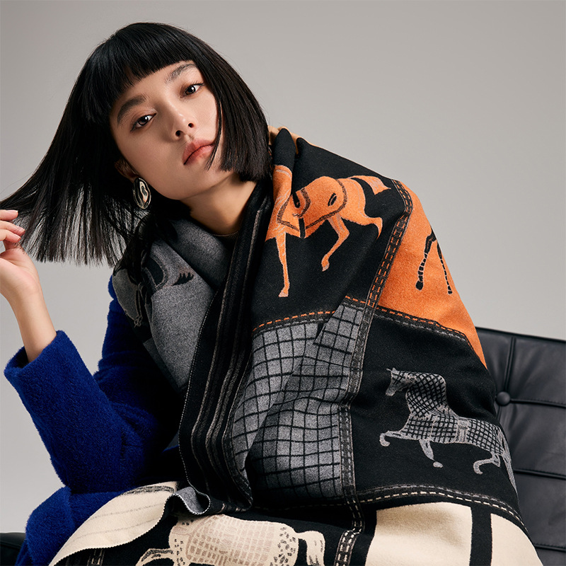 Luxury Scarf Women Winter Cash - مراجعة Cashmere Scarf Wrap وسعره