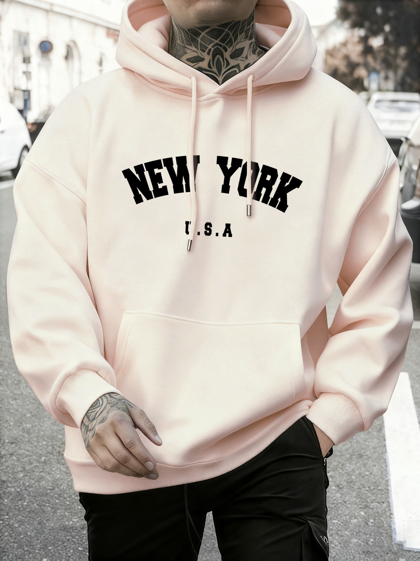 Usa New York City Print Man Pu - مراجعة Winter Clothing In New York City وسعره