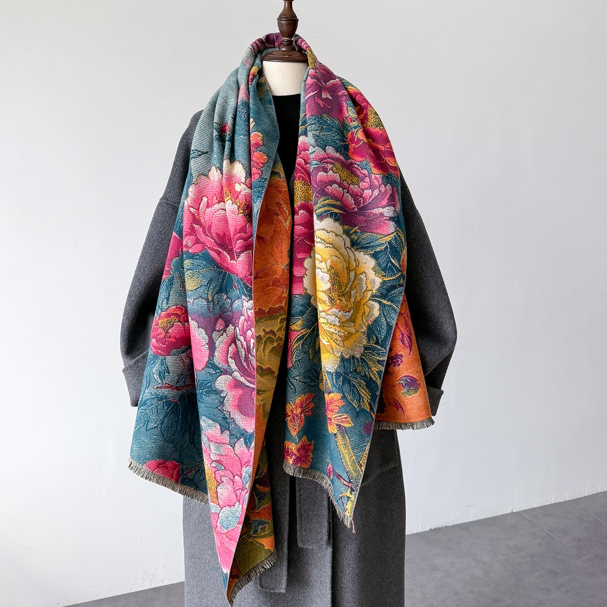 Warm Cashmere Scarf Women Shaw - مراجعة Cashmere Scarf Wrap وسعره