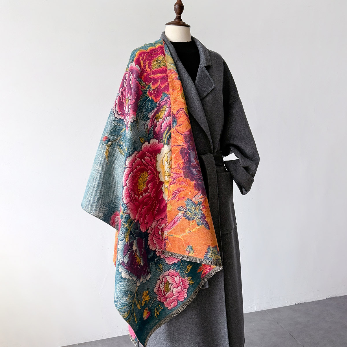 Warm Cashmere Scarf Women Shaw - مراجعة Cashmere Scarf Wrap وسعره