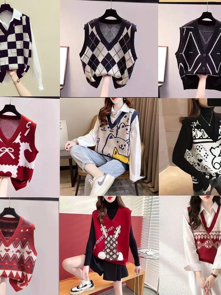 Brand Women's Knitted Vest Tan - مراجعة Winter Clothing Label وسعره