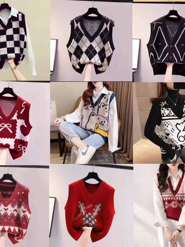 Brand Women's Knitted Vest Tan - مراجعة Winter Clothing Label وسعره