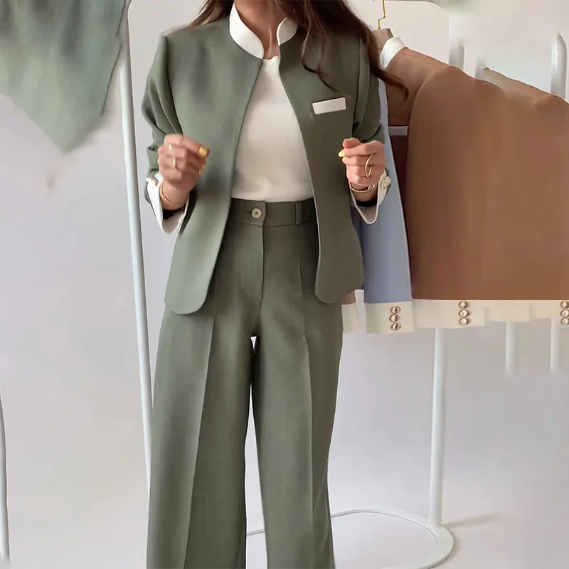 Pants Sets Two Piece Suit Eleg - مراجعة Winter Clothing Sales وسعره