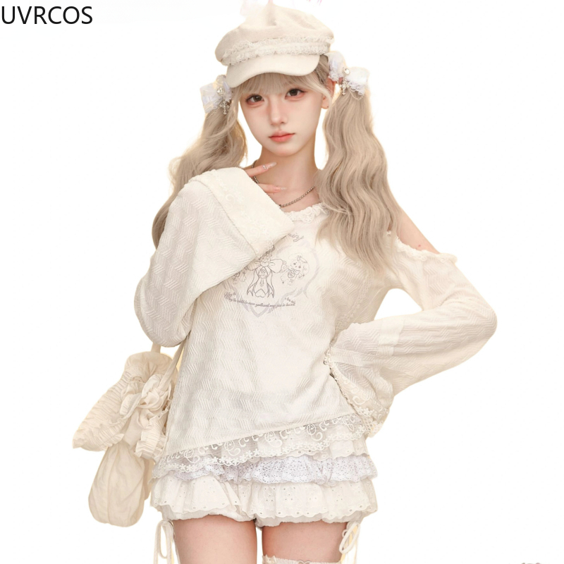 Kawaii Sweet Lolita Style Skir - مراجعة Winter Clothing Korea وسعره