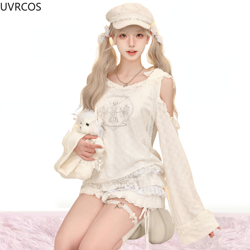 Kawaii Sweet Lolita Style Skir - مراجعة Winter Clothing Korea وسعره
