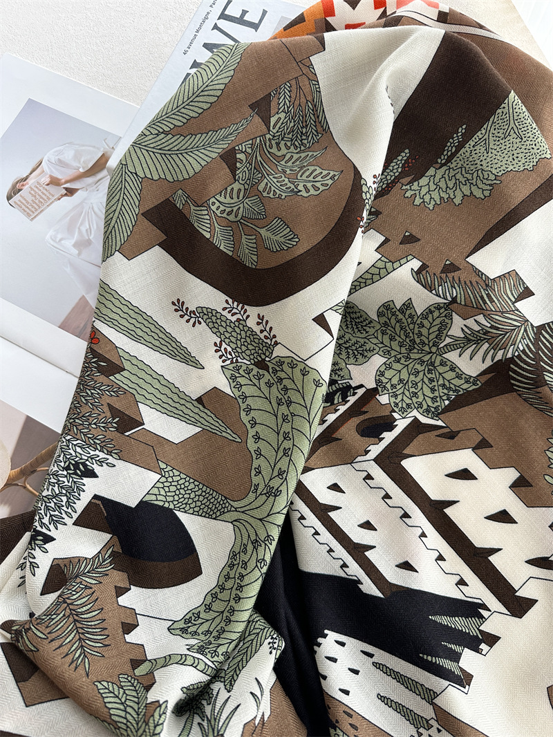 Wool Silk Scarf Women Cashmere - مراجعة Winter Clothing Hong Kong وسعره