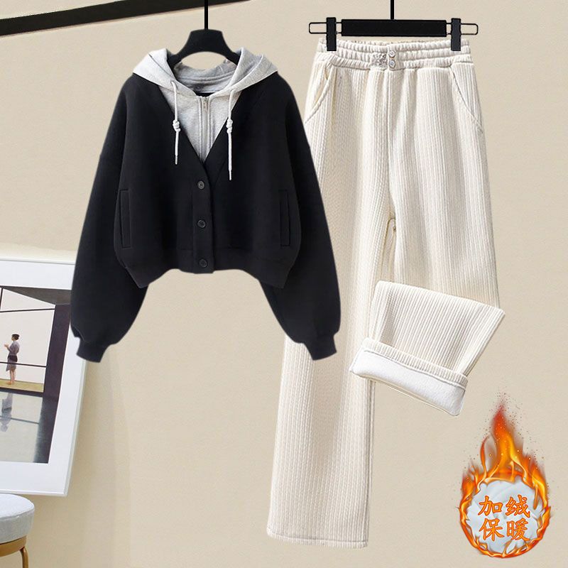 Plush and Thickened Hoodie Jac - مراجعة Winter Clothing Sales وسعره