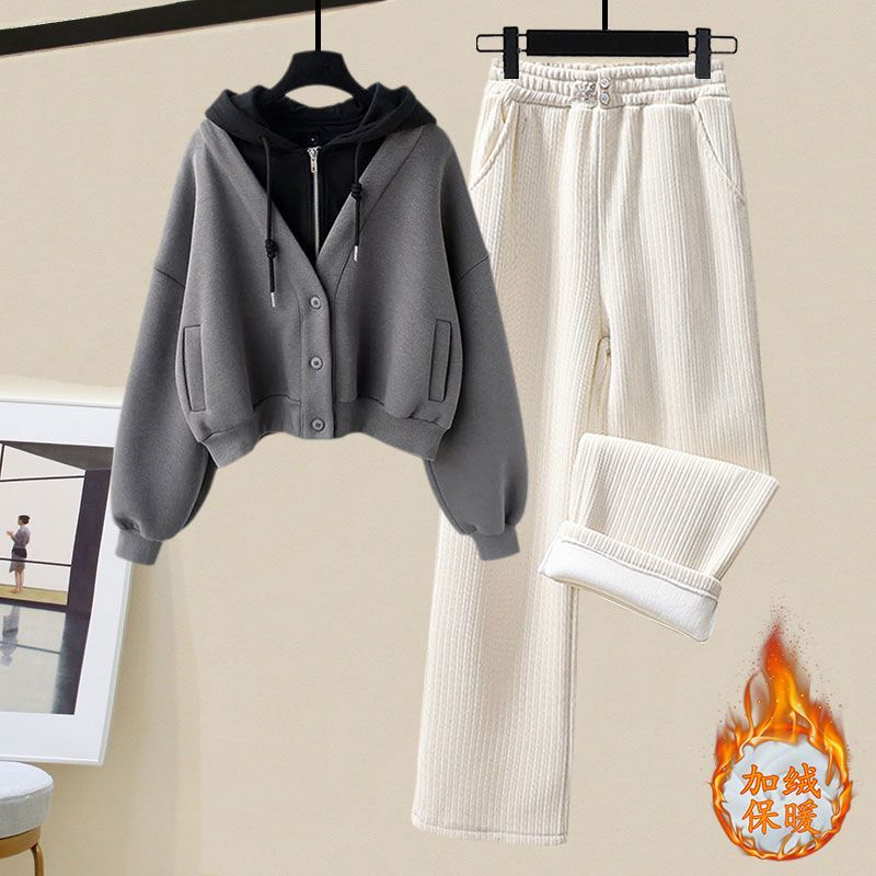 Plush and Thickened Hoodie Jac - مراجعة Winter Clothing Sales وسعره