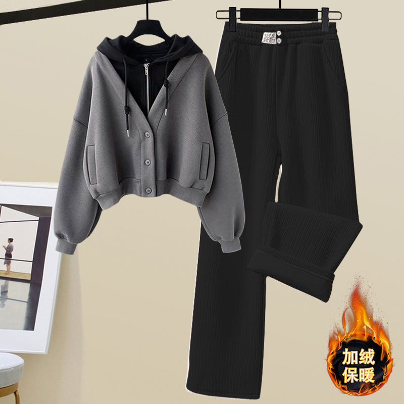 Plush and Thickened Hoodie Jac - مراجعة Winter Clothing Sales وسعره