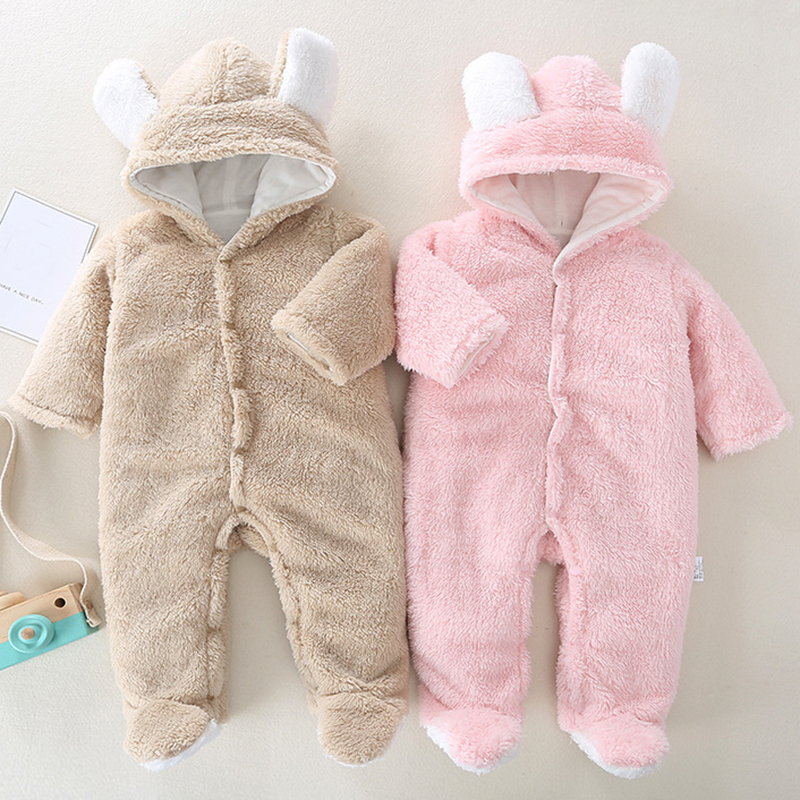 Winter Baby Boy Romper Hooded  - مراجعة Winter Clothing Toddler وسعره