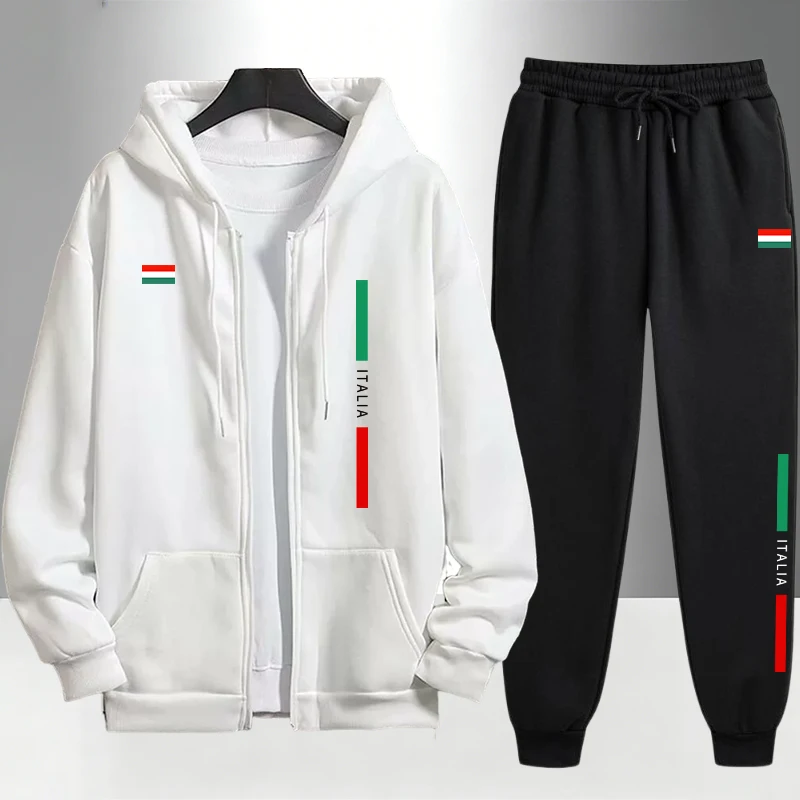Italy Fashion Men's Set Zipper - مراجعة Winter Clothing Men وسعره