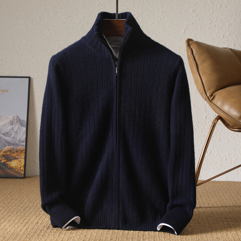 Men 100% Merino Wool Stand-Up  - مراجعة Winter Clothing Uae وسعره