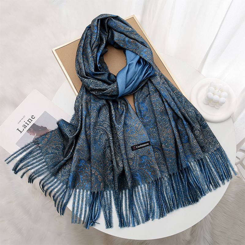 Luxury Paisley Pashmina Shawl  - مراجعة Cashmere Scarf Wrap وسعره