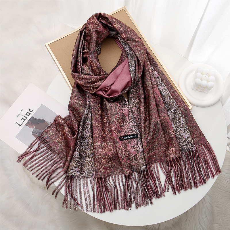 Luxury Paisley Pashmina Shawl  - مراجعة Cashmere Scarf Wrap وسعره