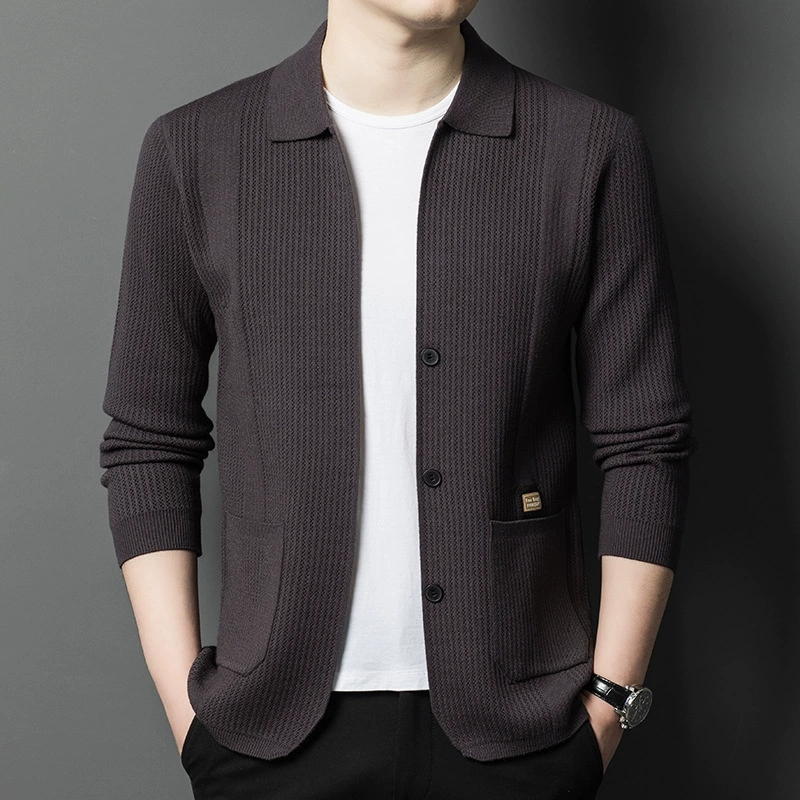 High-Quality Men's Knitted Car - مراجعة Winter Clothing Uae وسعره