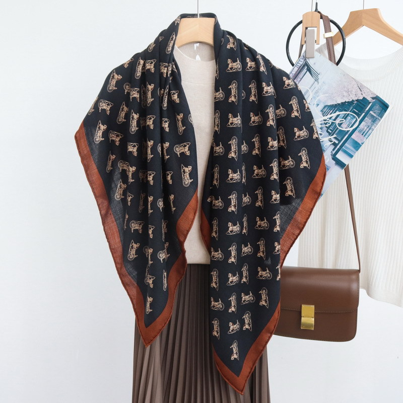 Silk Wool Blend Scarf Luxury D - مراجعة Winter Clothing Hong Kong وسعره