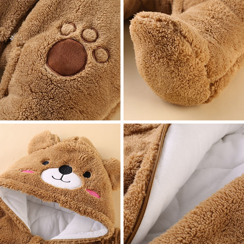 0-12M Baby Rompers Cute Bear T - مراجعة Winter Clothing Toddler وسعره