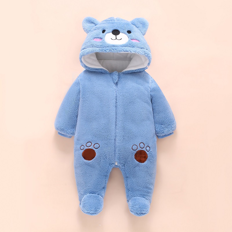 0-12M Baby Rompers Cute Bear T - مراجعة Winter Clothing Toddler وسعره