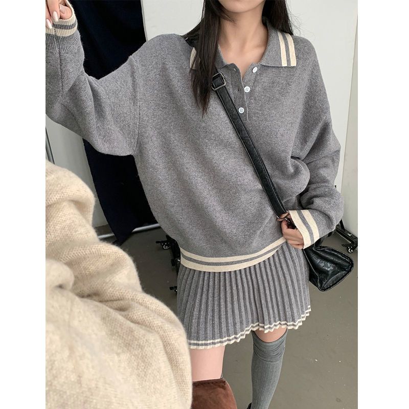 Color Blocked Polo Collar Long - مراجعة Winter Clothing Sales وسعره
