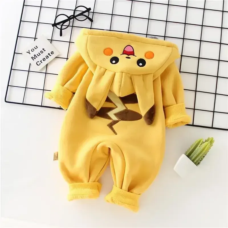 New Cute Cartoon Pokemon Pikac - مراجعة Winter Clothing Baby وسعره