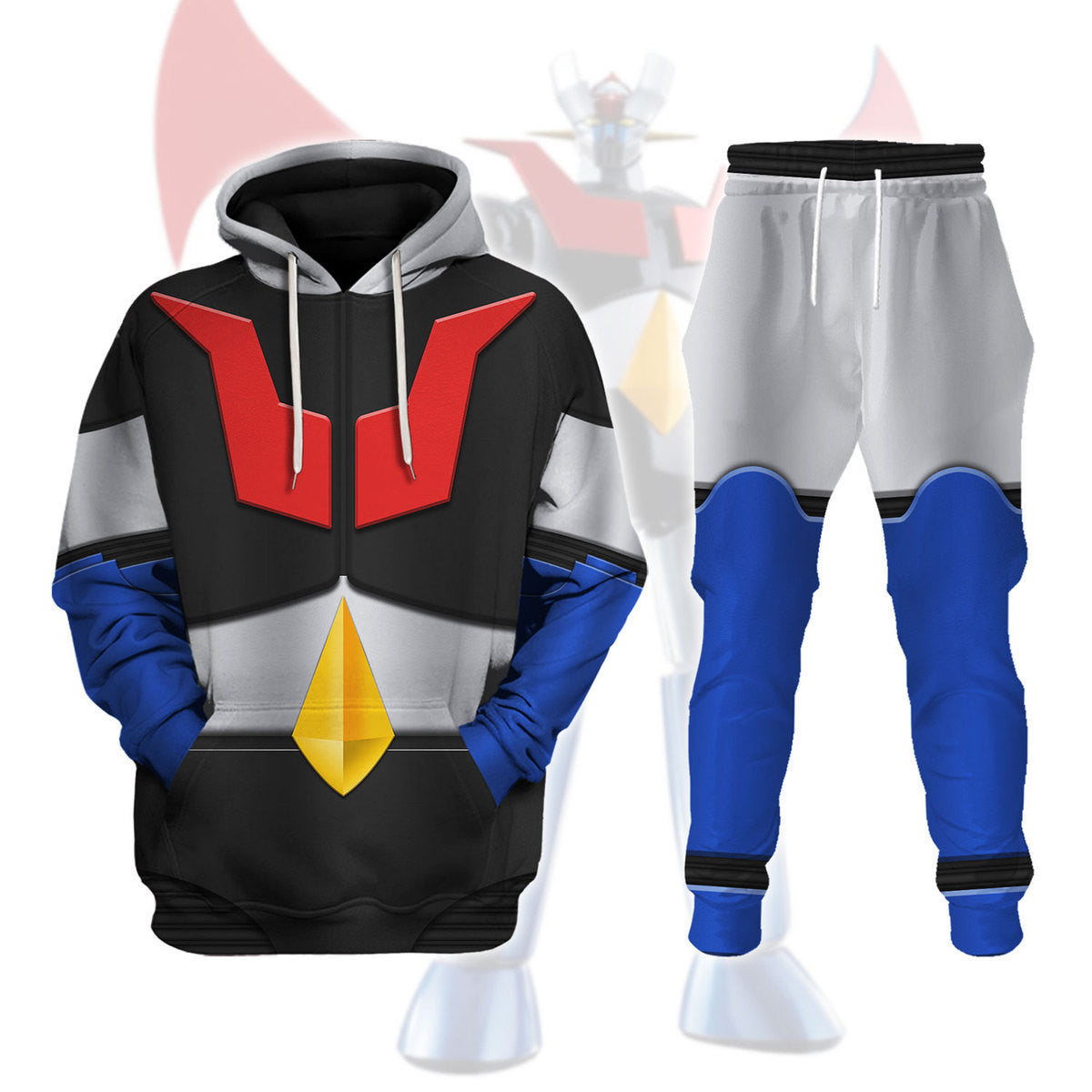 Anime Mazinger Z Cosplay 3D Pr - مراجعة Winter Clothing For وسعره