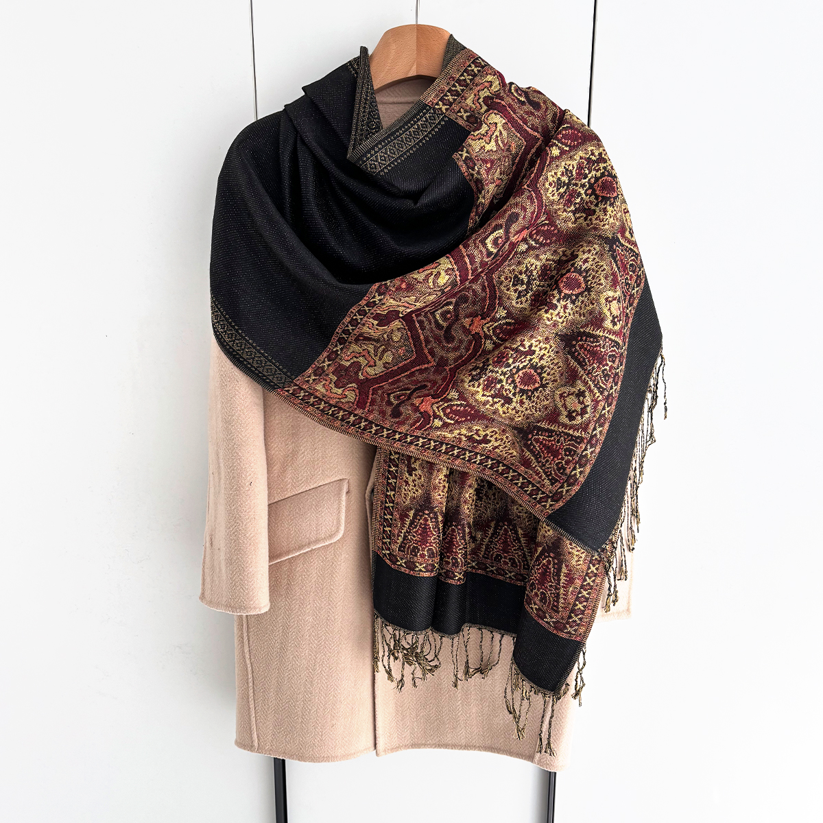 Luxury Scarf For Women Autumn  - مراجعة Cashmere Scarf Wrap وسعره
