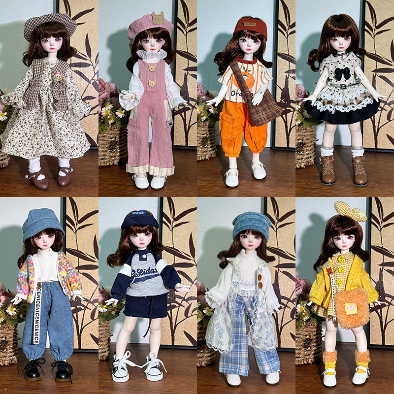 30cm BJD Doll Clothes for Girl - مراجعة Winter Clothing Equipment وسعره