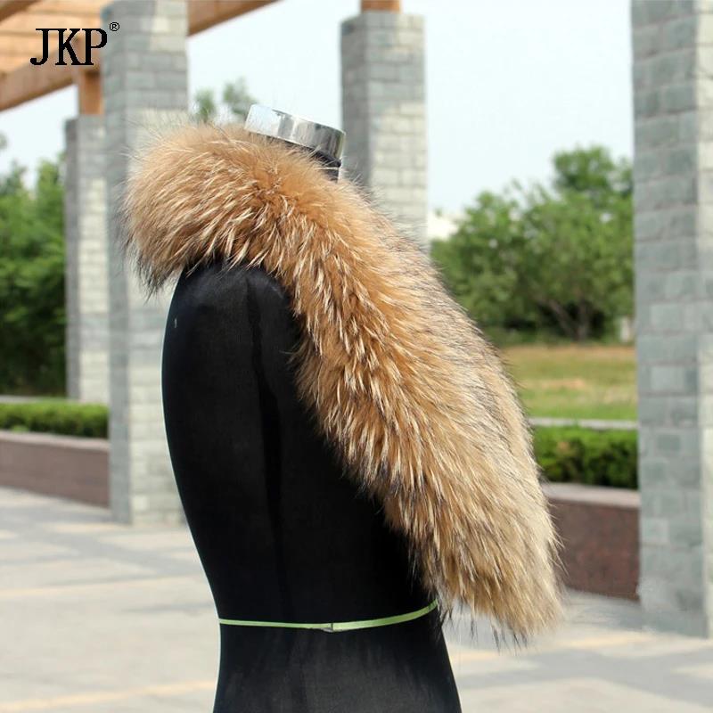 Natural Fur Collar Real raccoo - مراجعة Winter Clothing Design وسعره