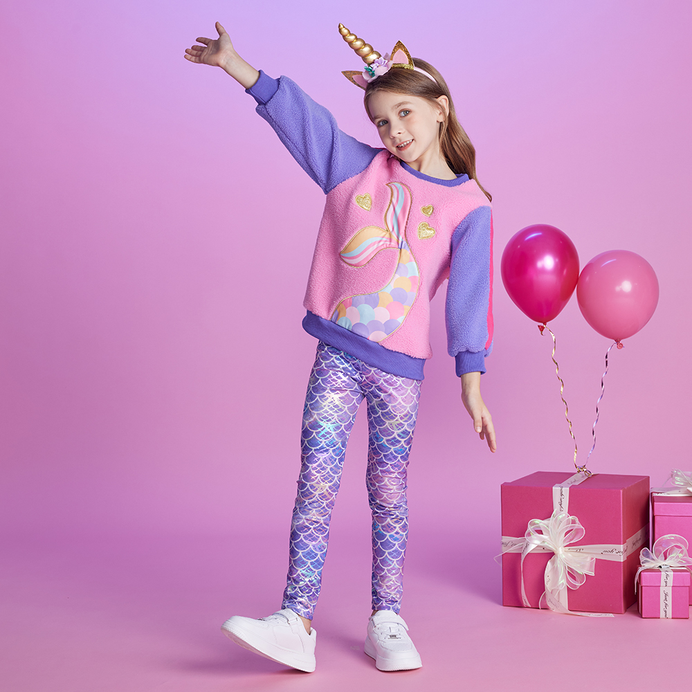 DXTON Girls Sweatshirts Polar  - مراجعة Winter Clothing Toddler وسعره