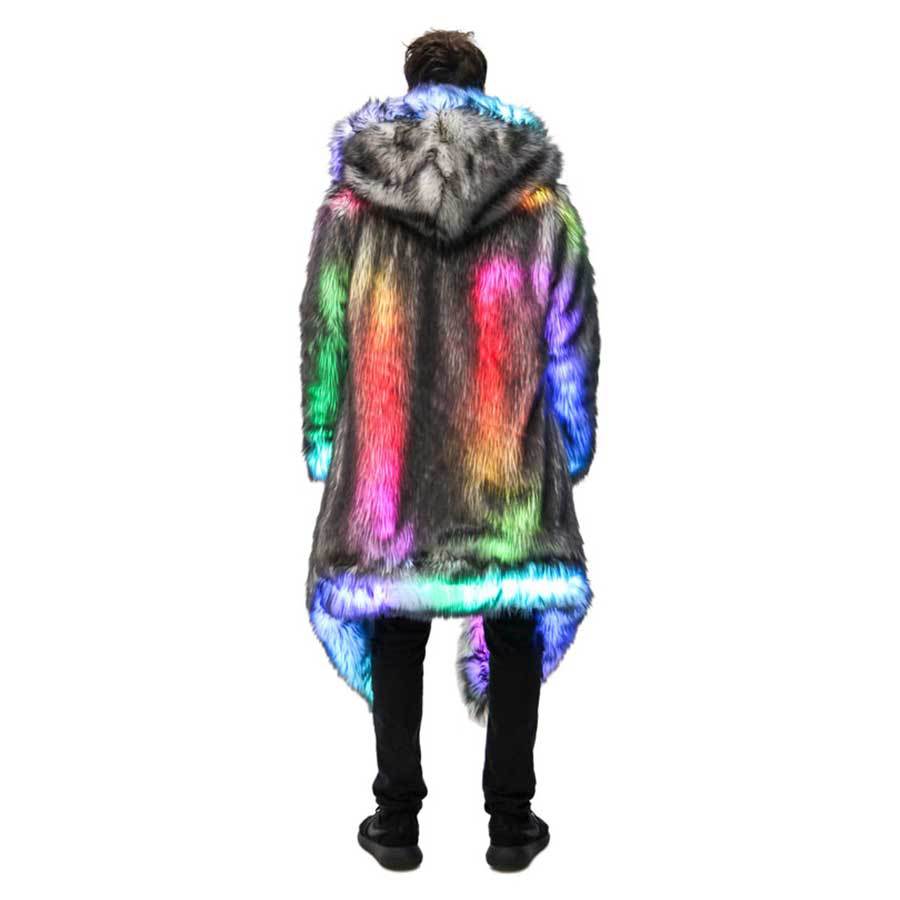 Faux Fur Coat Men Hooded Outer - مراجعة Winter Clothing Uae وسعره