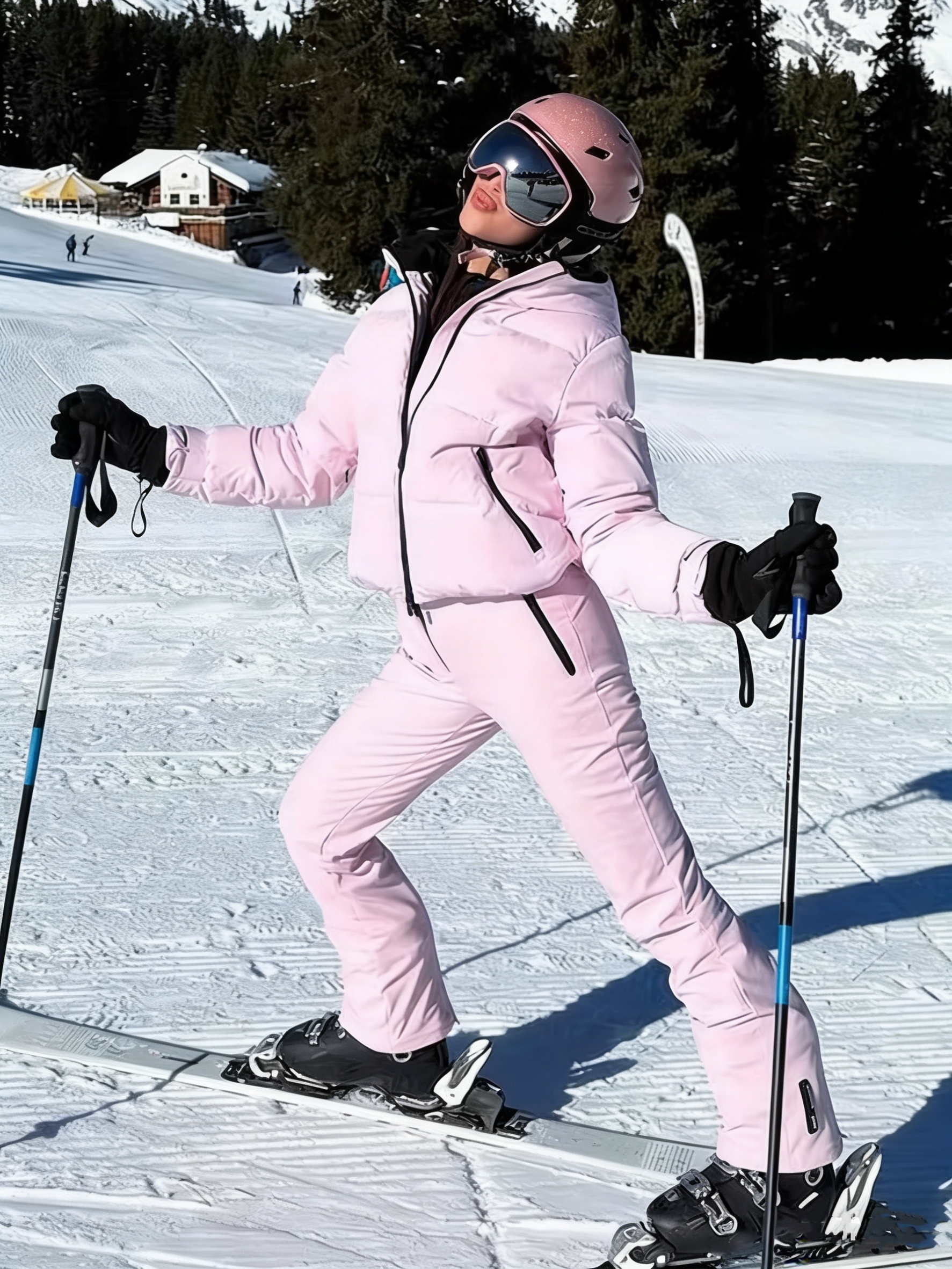 Winter Pink Thicken Warm Women - مراجعة Winter Clothing For وسعره