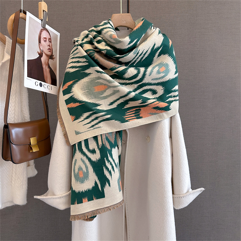 2025 Brand Warm Cashmere Ponch - مراجعة Cashmere Scarf Wrap وسعره