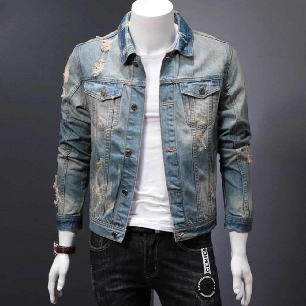 Padded Denim Jackets Man Warm  - مراجعة Winter Clothing Uae وسعره