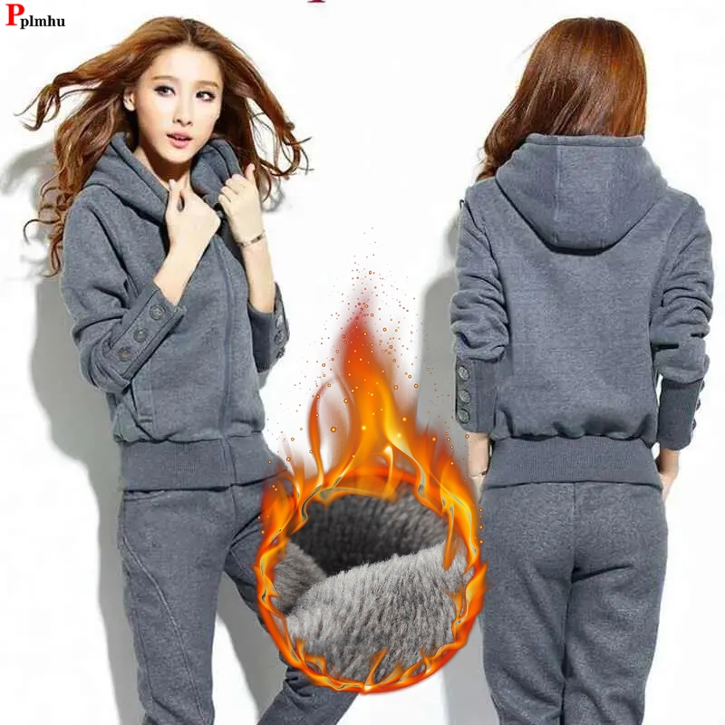 Winter 2 Pieces Sets Hooded Pl - مراجعة Winter Clothing Sales وسعره