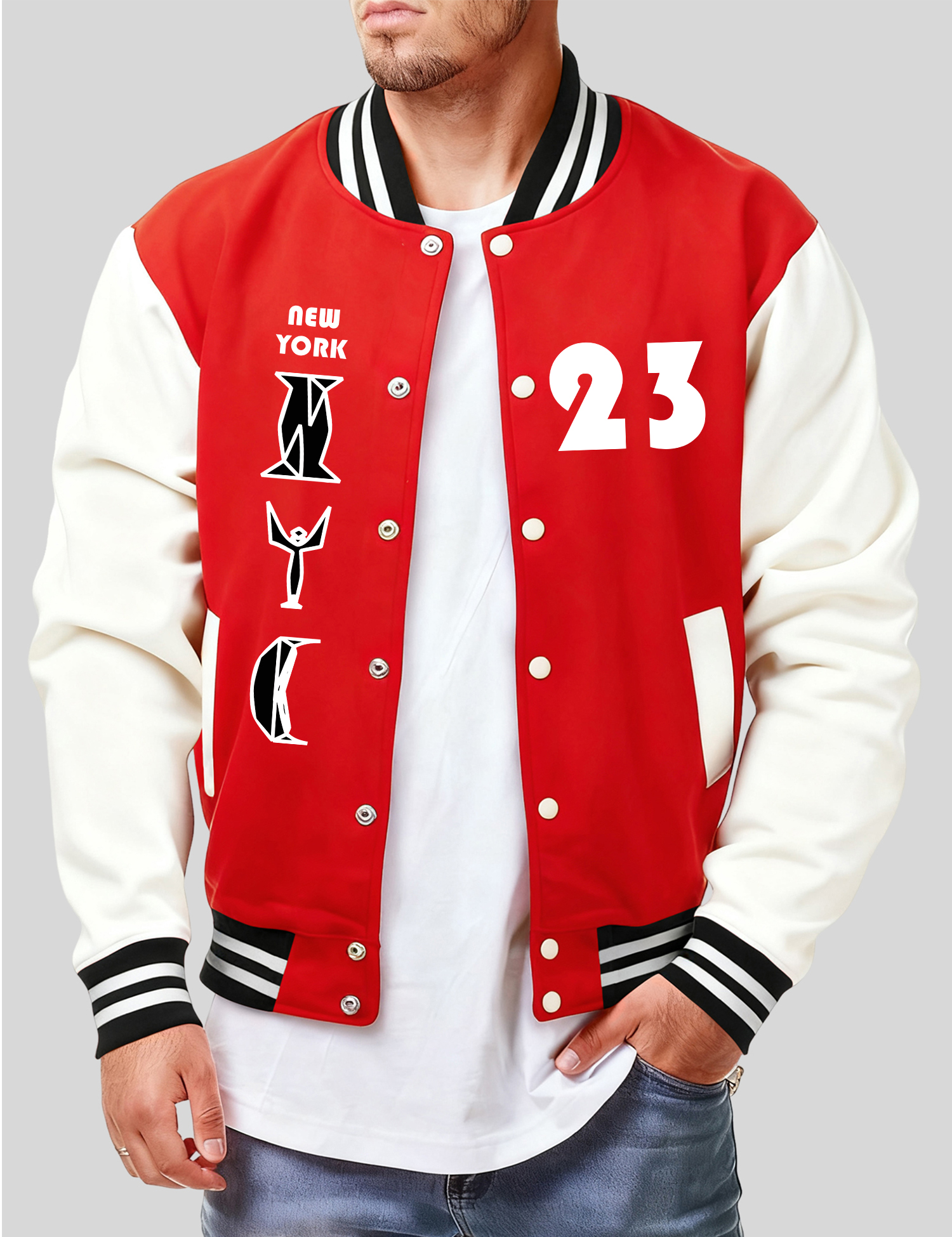 New York City No.23 Print Men  - مراجعة Winter Clothing In New York City وسعره