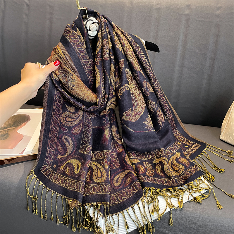 Luxury Brand Autumn Cashmere P - مراجعة Cashmere Scarf Wrap وسعره