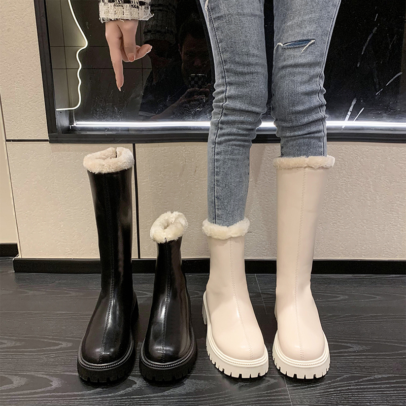 Winter Women Warm Plush Ankle  - مراجعة Winter Clothing Korea وسعره