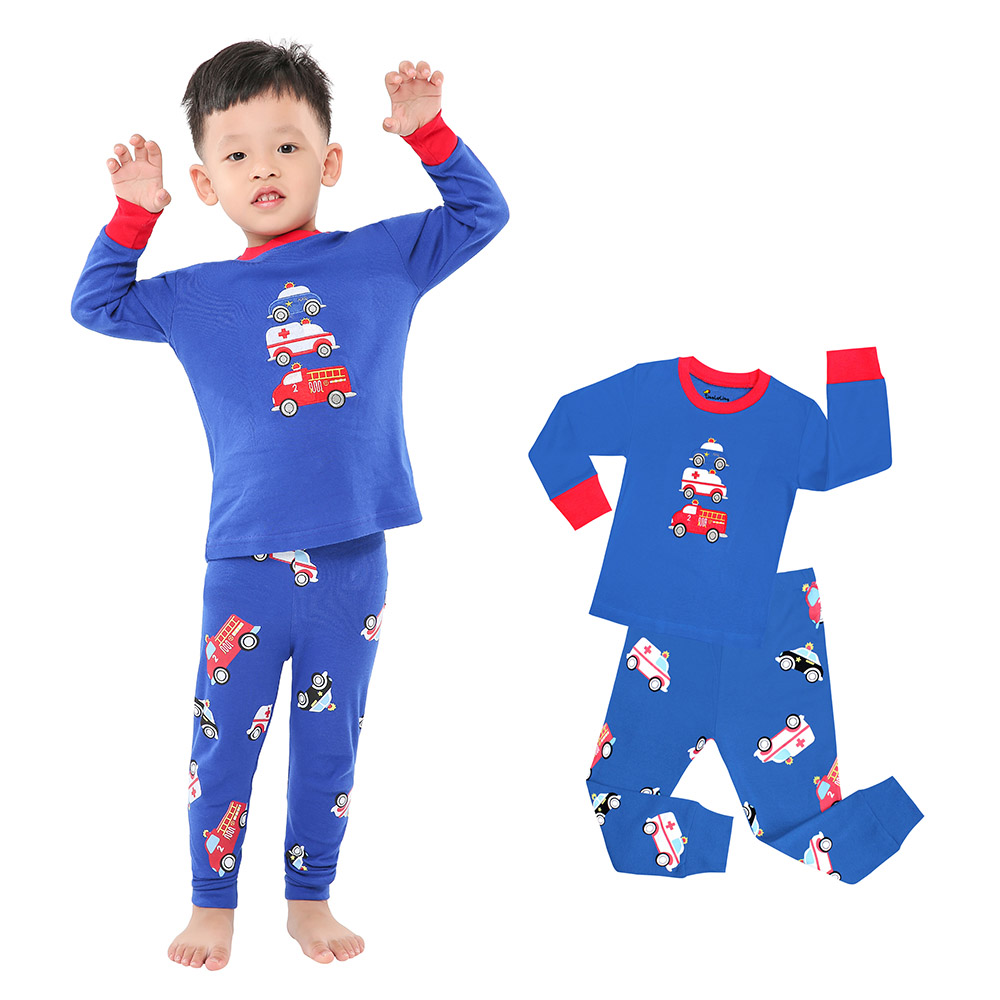 100 Cotton Boys Pajamas Sets 2 - مراجعة Winter Clothing Toddler وسعره